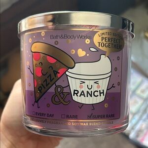 Bath & Body Works Limited Edition Candle - pizza & ranch